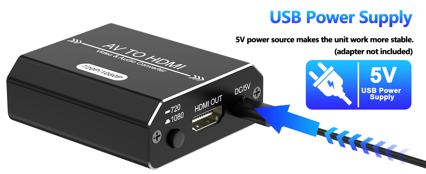 RCA to HDMI Converter