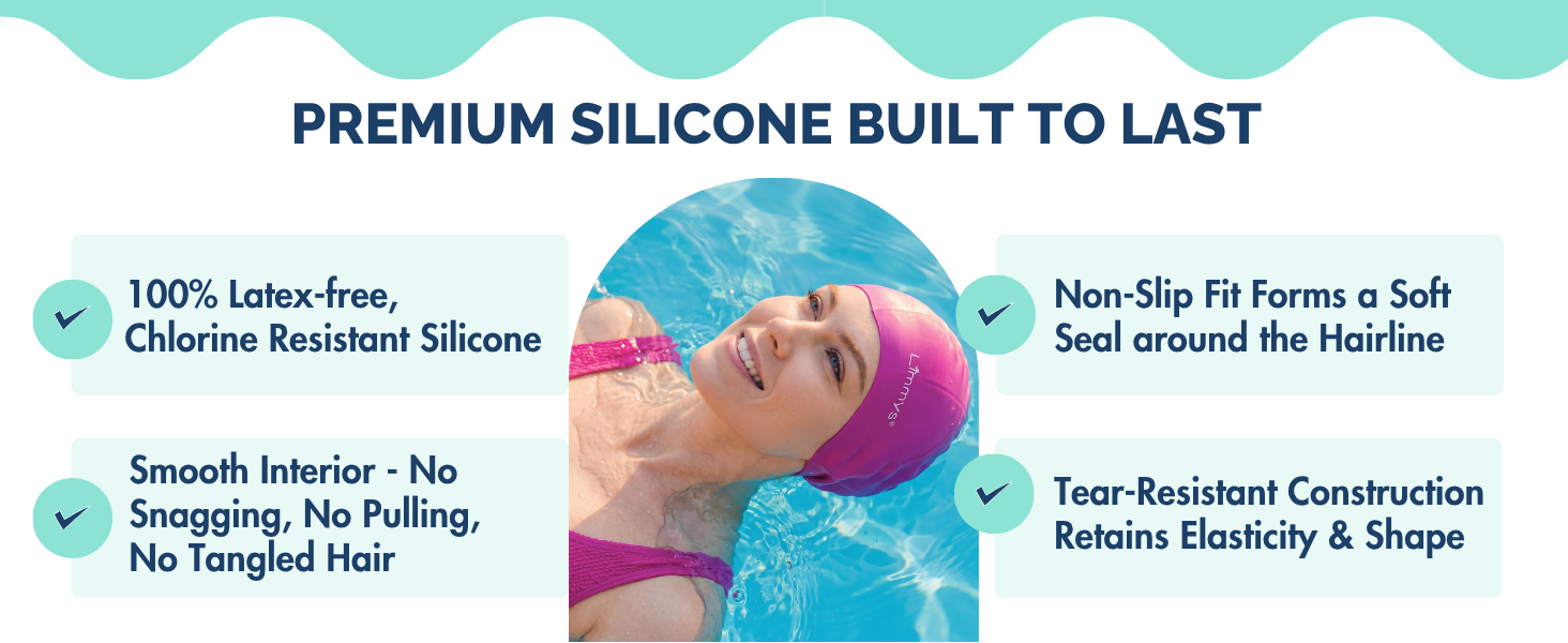 Limmys Swim Cap for Adults