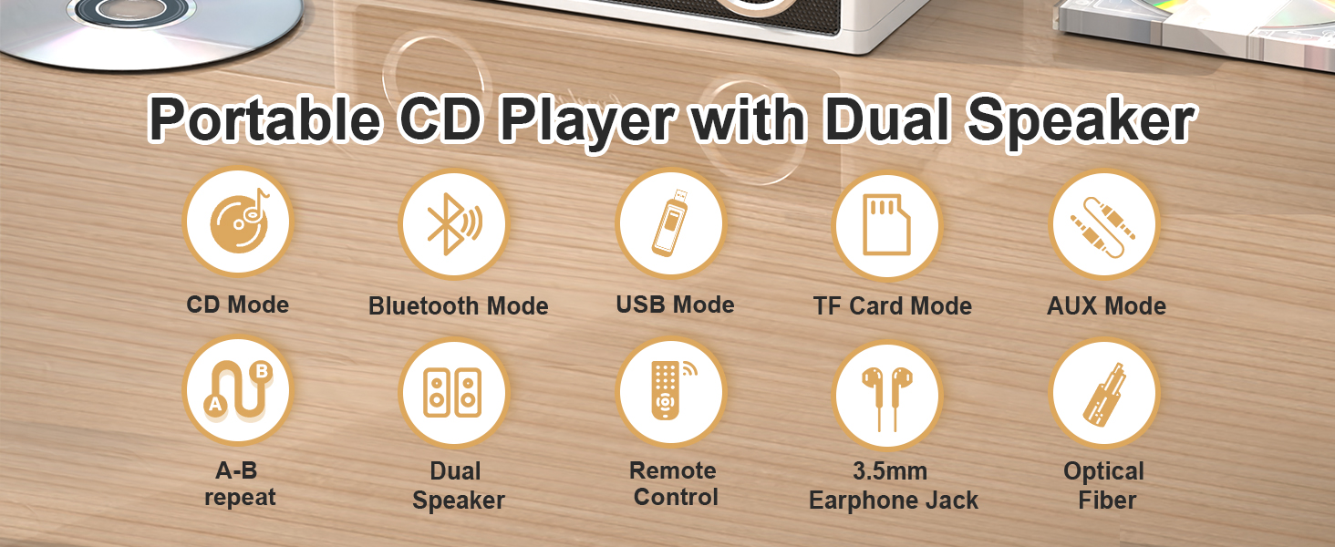 rechargeable cd player