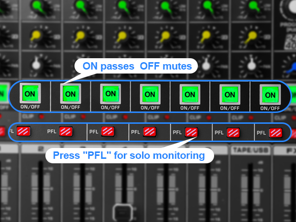 6 Channel Audio Mixer,Professional Audio Mixer,Mixing Console,Audio Mixer