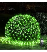 WBao Christmas Net Lights, 200LED 8.4ft x 5.2ft Christmas Bushes Lights with 8 Modes, Timer, End ...
