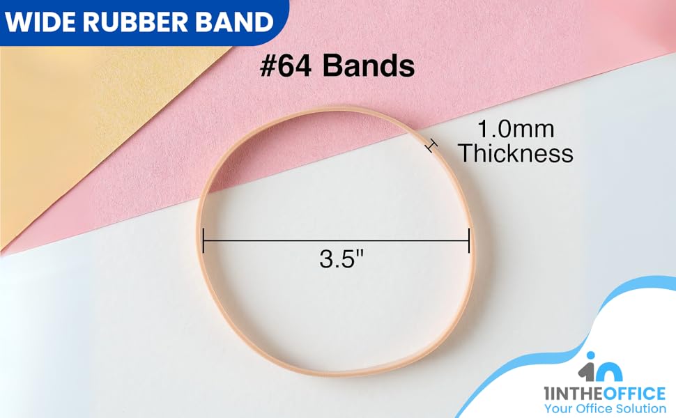 size 64 rubber band, wide rubber band, rubber band