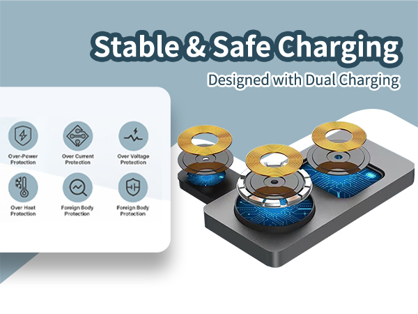 3-in-1 Foldable Wireless Charging Station