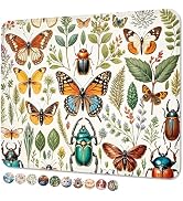 Niniubye Mouse Pad, Square Cute Mouse Pad 10 x 8 Inch, Waterproof Premium-Textured &amp; Stitched Edg...
