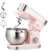 Stand Mixer, 6-Speed with Pulse Food Mixer Tilt-Head, 6.3-QT Large Mixer, WESTCOOKAID Kitchen Ele...