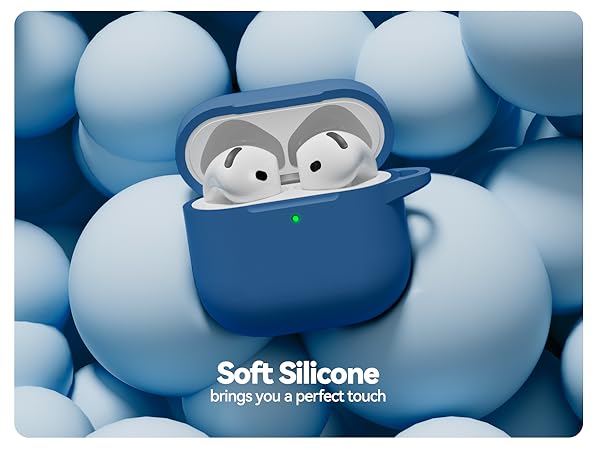 AirPods 4 Case Cover 2024 with Cleaner Kit