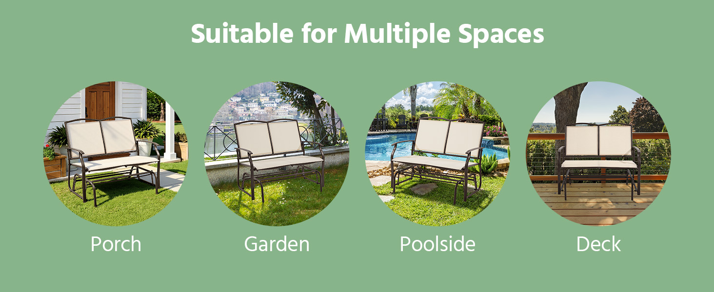 Double Swing Glider Chair