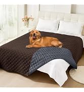 smiry Waterproof Dog Blanket, Reversible Dog Bed Cover Pet Blanket, Soft Couch Cover for Dogs Was...