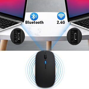 Bluetooth and 2.4G wireless connection