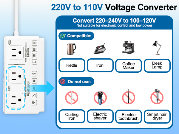 voltage converter 110v to 220v rockstone power
