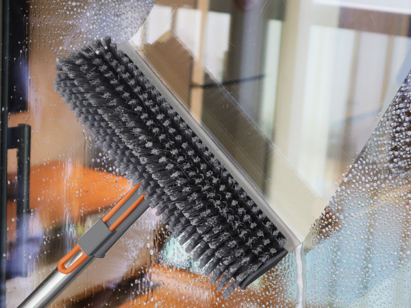 scrubber with long handle