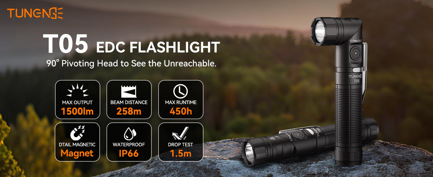 90 degree flashlight