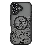 BITOBE Case for iPhone 17 [Compatible with MagSafe] Cute Curly Line Pattern for Women Girls Soft ...