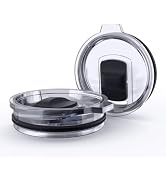20 oz Tumbler Lid Replacement for Yeti Rambler, 10/24 oz Mug, Replacement Lid with Magnetic Slide...