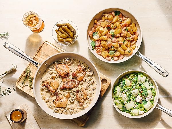 nonstick frying pan set