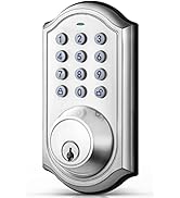 Door Lock with Keyboard, Zinc Alloy Keyless Entry Smart Deadbolt Lock, Front Door Key Lock, Easy ...