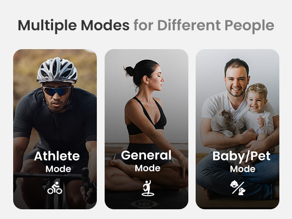 different fitness modes