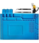 Kaisiking S-160 Silicone Repair Mat Electronics Repair Mat Magnetic Repair Mat Silicone Soldering...