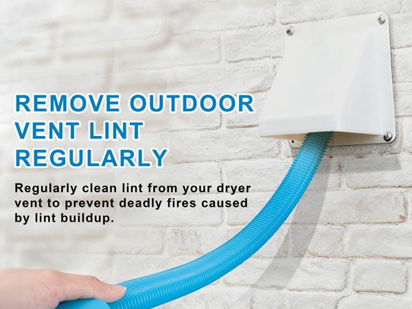 Dryer Vent Cleaner Kit? with ?Lint Brush?