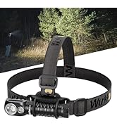 Wurkkos HD20 Headlamp Rechargeable, 2000 Lumen Super Bright Led Headlamp, 90 High CRI, Magnetic, ...