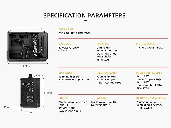 specifications