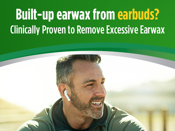 Clinically proven to remove and reduce earwax build up caused by earbuds