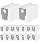 16 Packs Q Revo Dust Bags for Qrevo S, Qrevo Plus, Qrevo Master, Qrevo Pro, S8 MaxV Ultra, S8 Max...