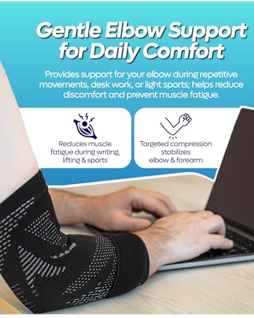 elbow compression sleeve tennis elbow brace for women arm compression sleeve women tennis elbow