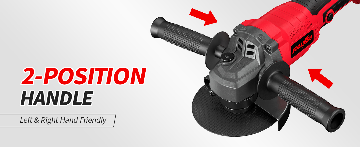 4-1/2 inch Cordless Angle Grinder for Cutting Grinding Polishing
