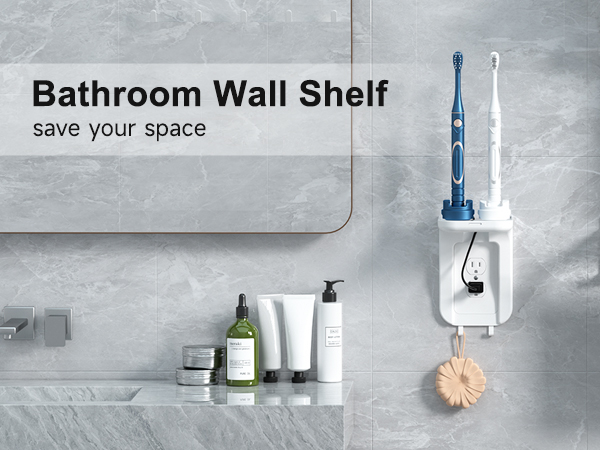 Wall Outlet Shelf