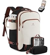 LOVEVOOK 40L Travel Backpack for Women, Airline Approved Carry On Backpack with 2 Packing Cubes, ...