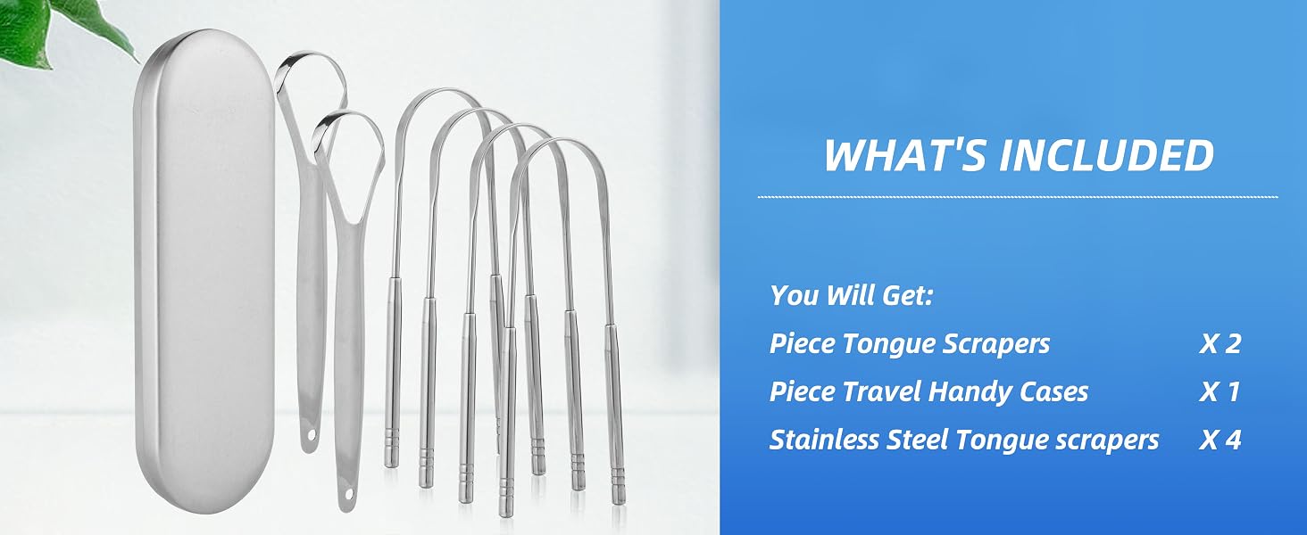Alosalut 6 Pack Tongue Cleaners