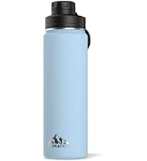 Hydrapeak 32 oz Insulated Water Bottle with Chug Lid - Reusable Leak Proof Stainless Steel Water ...