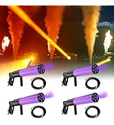 Handheld CO2 Jet Blaster, CO2 Cannon Smoke Machine with RGB LED Lights, Carbon Dioxide Column Gun...