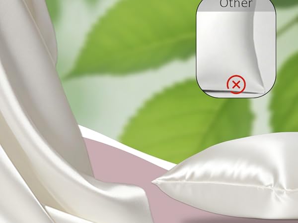 Mulberry Silk Pillow Cases Cooling Pillow Cases Silk Satin Pillowcase for Hair and Skin