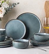12pcs dinner plates and bowls set