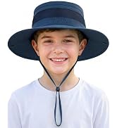 HONGTEYA Kids Sun Hat UPF 50+ Toddler Summer Bucket Hat Outdoor Fishing Safari for Boys Girls Age...