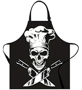 ANNA QUEEN Funny Aprons with Pocket for Women &amp; Men, Cute Cooking Apron, Adjustable Kitchen Apron...