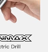 AM ARROWMAX Electric Mini Drill Pen, 4-Speed, 10 Small Drill Bits with Aluminium Box, LED Lights,...