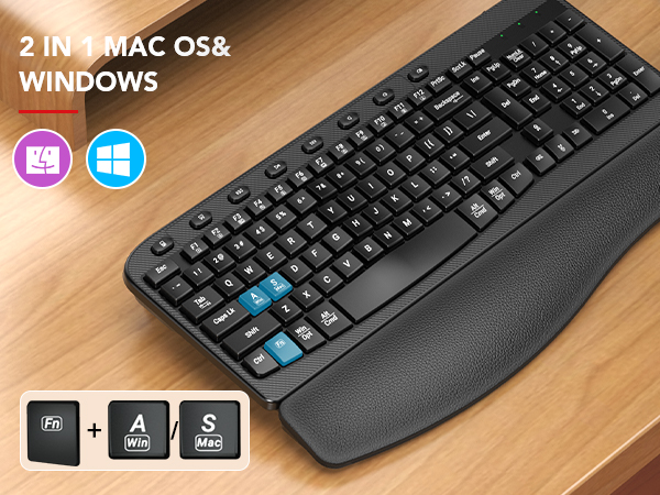 ergo wireless keyboard and mouse