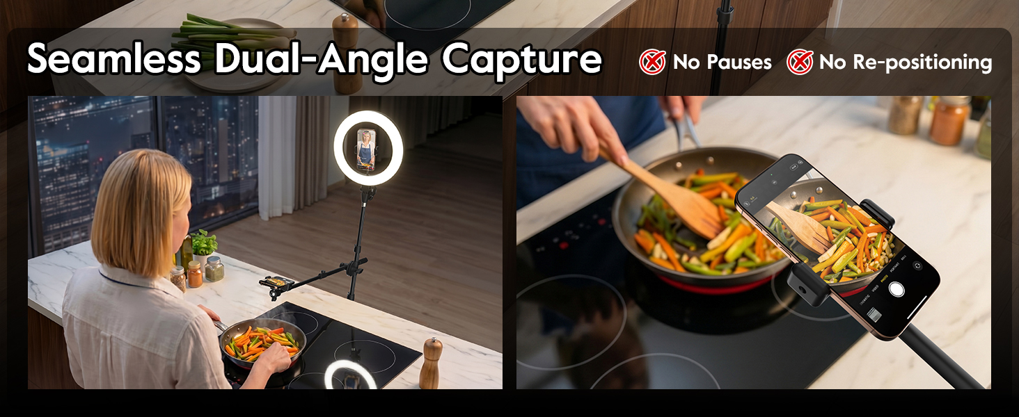 phone tripod with light