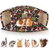 Unicorn Catcher Guinea Pig Hideout - Large Cozy Bed, Warm House, Washable Tunnel Accessories for ...