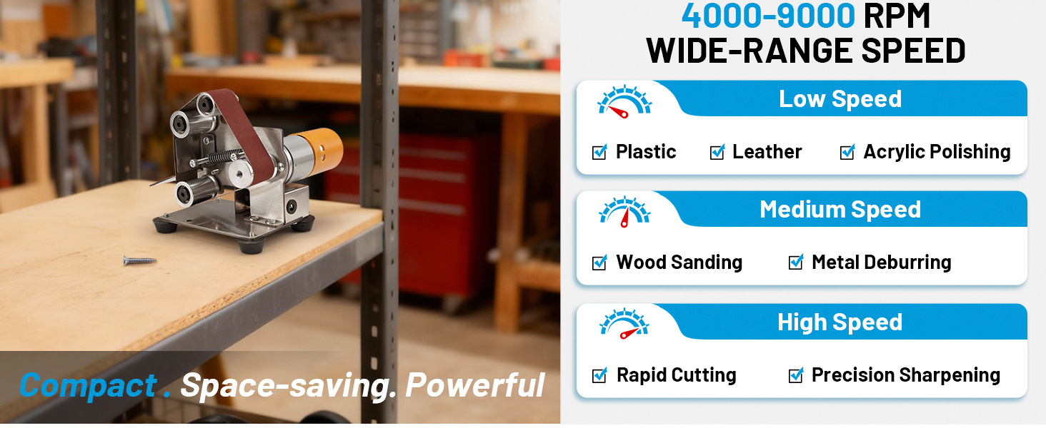 Mini Electric Belt-Sander Knife-Sharpener