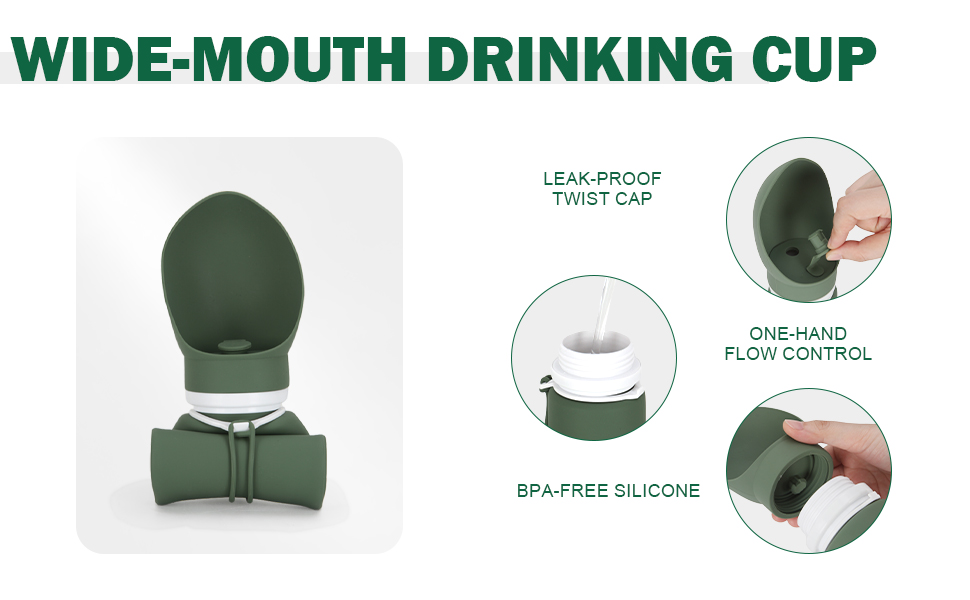 Wide mouth Drinking Cup