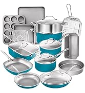 Gotham Steel Nonstick Pots and Pans Set Non Stick frying Pan kitchen cookware set stainless cooking