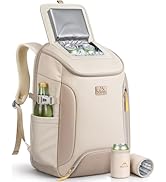 MATEIN HER Cooler Backpack for Women with Hook-and-Loop Top Lid, Leakproof Backpack Cooler 30 Can...
