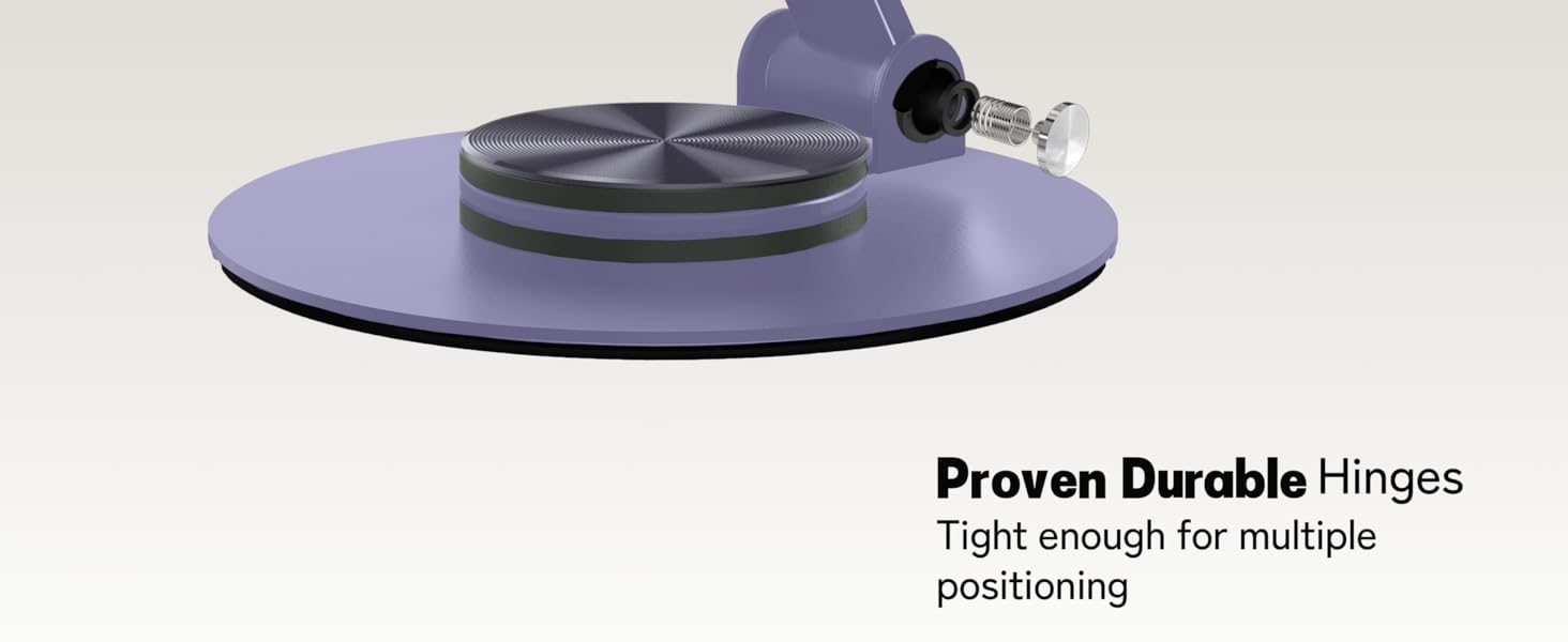 Proven Durable Hinges Tight enough for multiple positioning