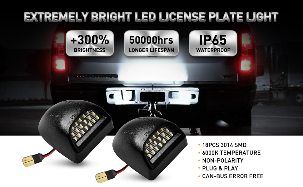 LED License Plate Light
