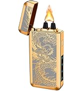 YOZWOO Electric Rechargeable Lighter Plasma Arc Lighter Type-C Electronic Lighter Big Power Flame...