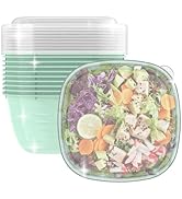 Bentgo Prep - 1-Compartment Bowls with Custom Fit Lids - Reusable, Microwaveable, Durable, PFAS &amp;...